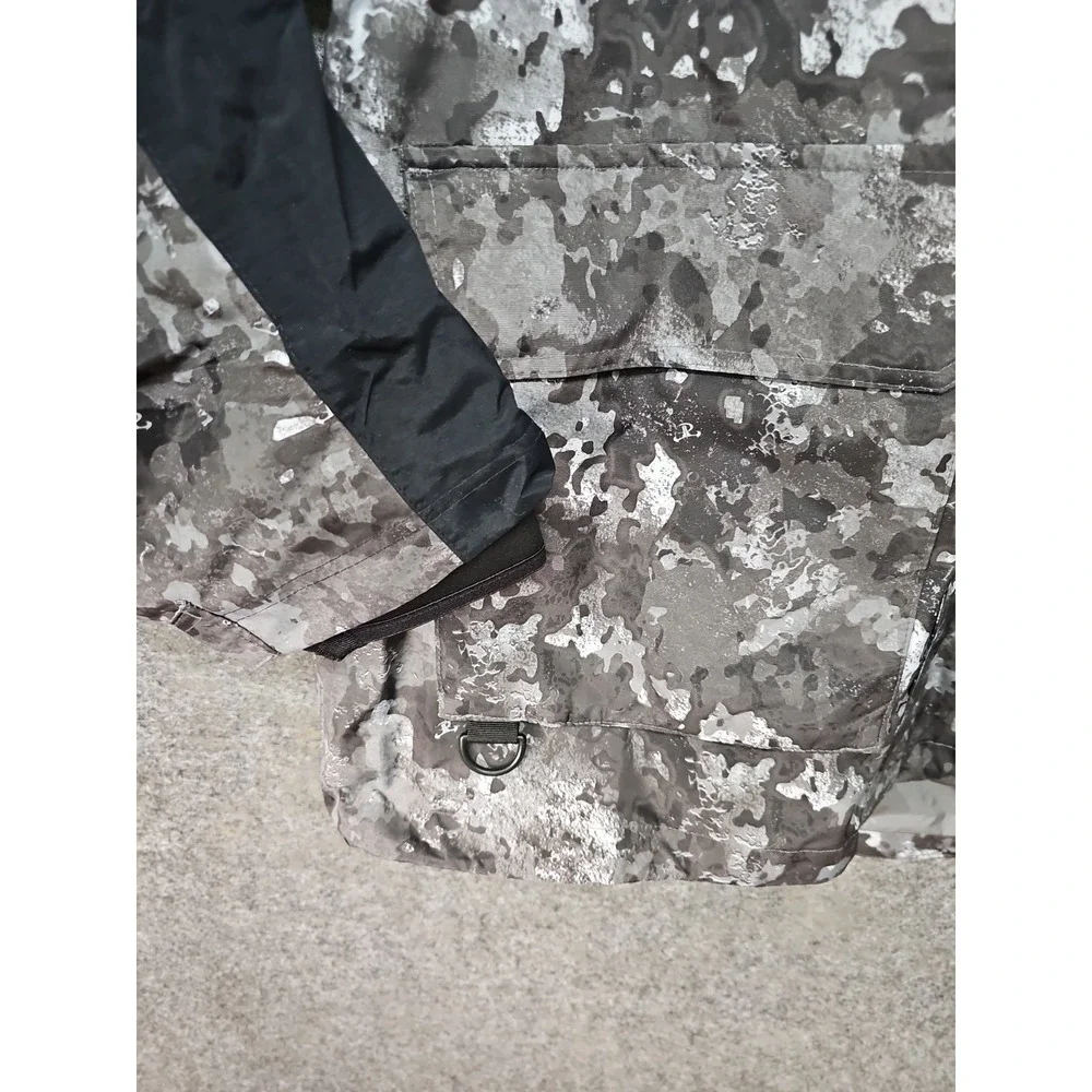 Bass Pro Shops, HPR, High Performance Rainwear Jacket, Grey Camo, 3XL, NEW